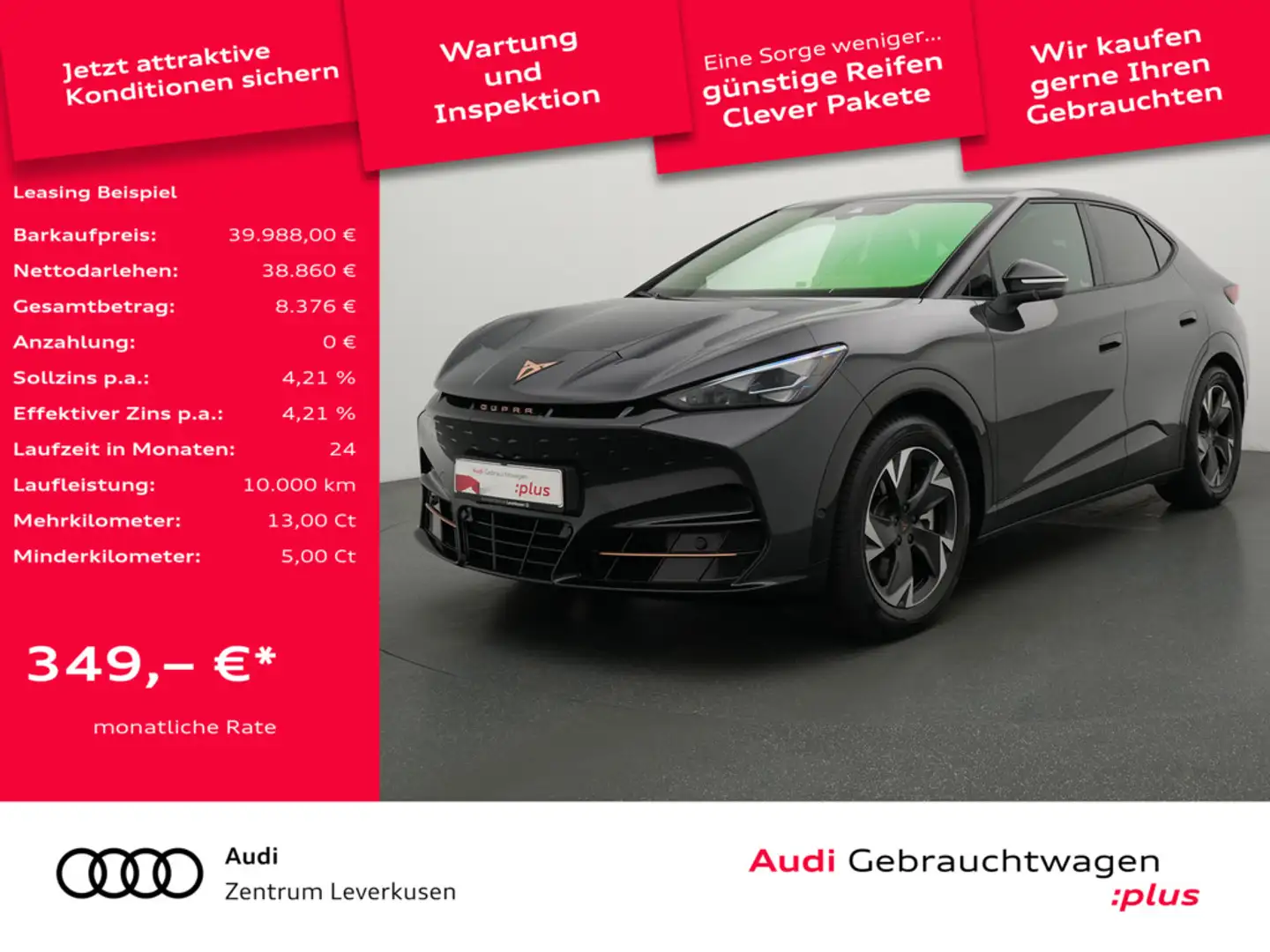 CUPRA Tavascan Endurance LEDER ACC NAVI VIRT CARPLA Grau - 1