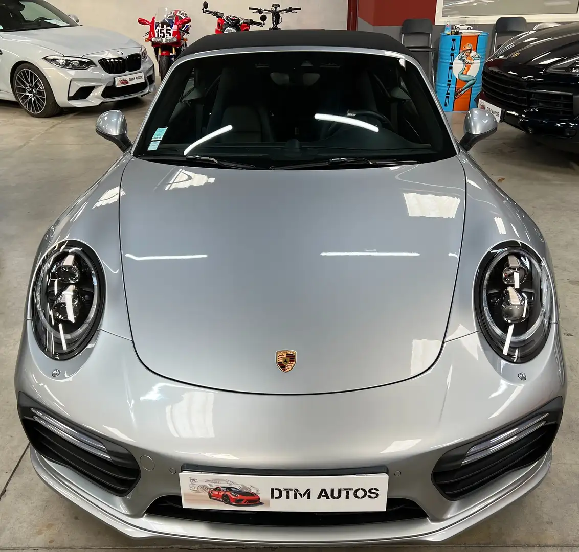 Porsche 991 Turbo Cabriolet 3.8 L 540 ch PDK Silber - 2