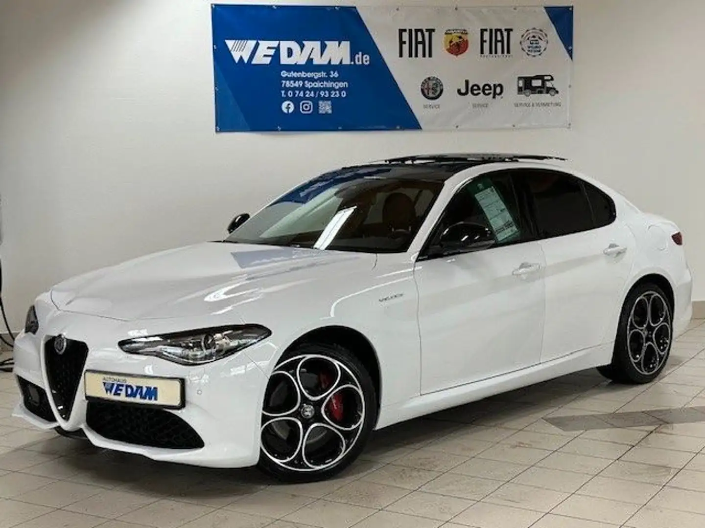 Alfa Romeo Giulia Veloce Q4 2.0 280PS *Schiebedach Premium* White - 1
