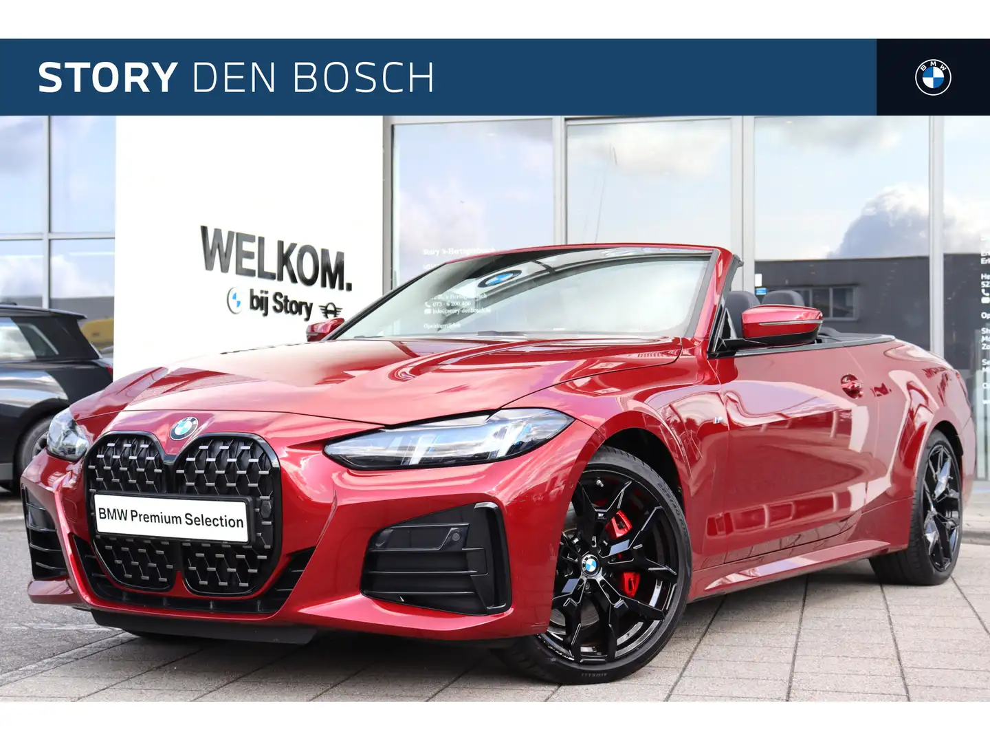 BMW 430 4 Serie Cabrio 430i xDrive M Sport Automaat / Acht Rouge - 1