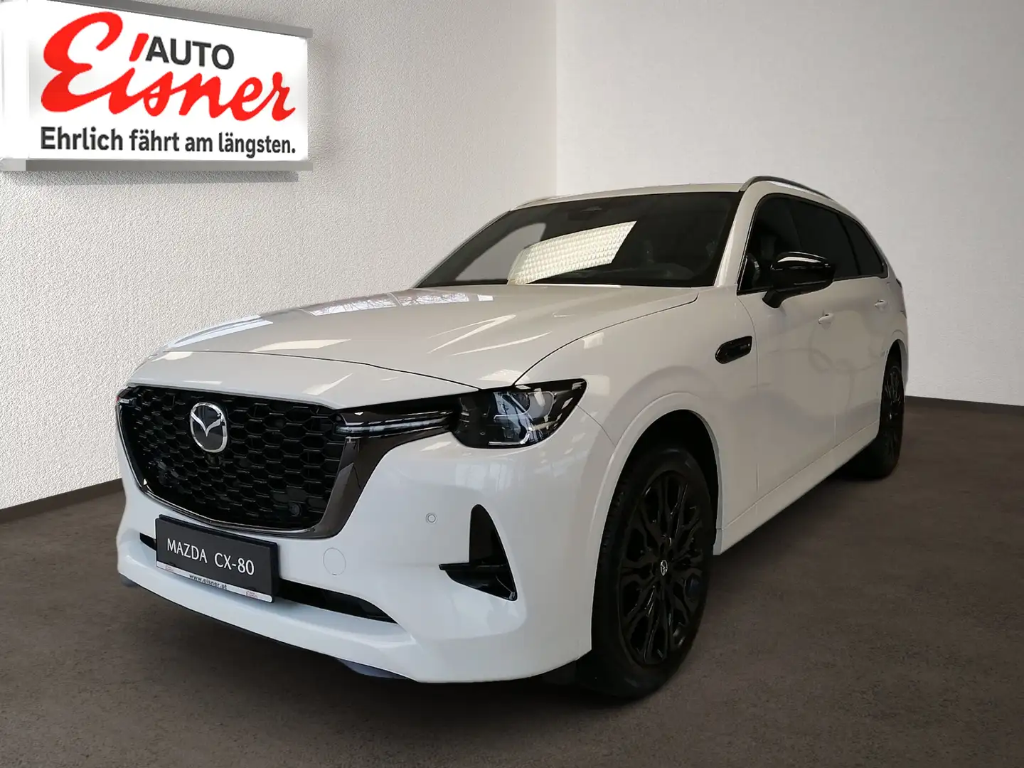 Mazda CX-80 2.5L PHEV HOMURA PLUS Inkl. AHK Weiß - 2