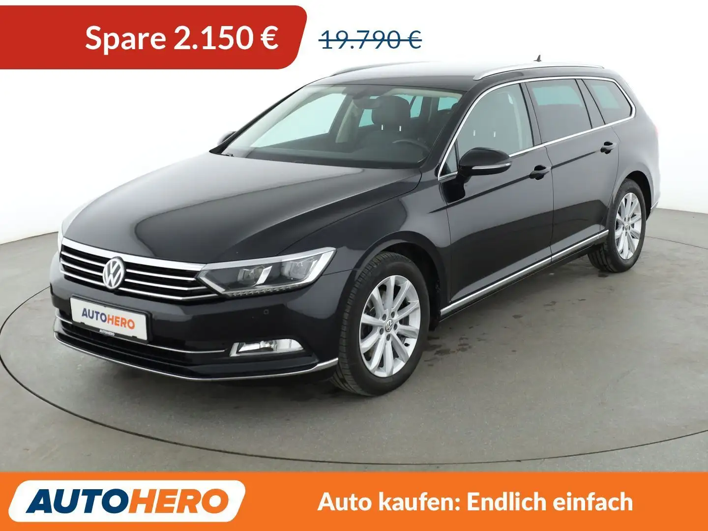 Volkswagen Passat 2.0 TDI Highline BM*NAVI*LED*ACC*PDC*SHZ* Schwarz - 1