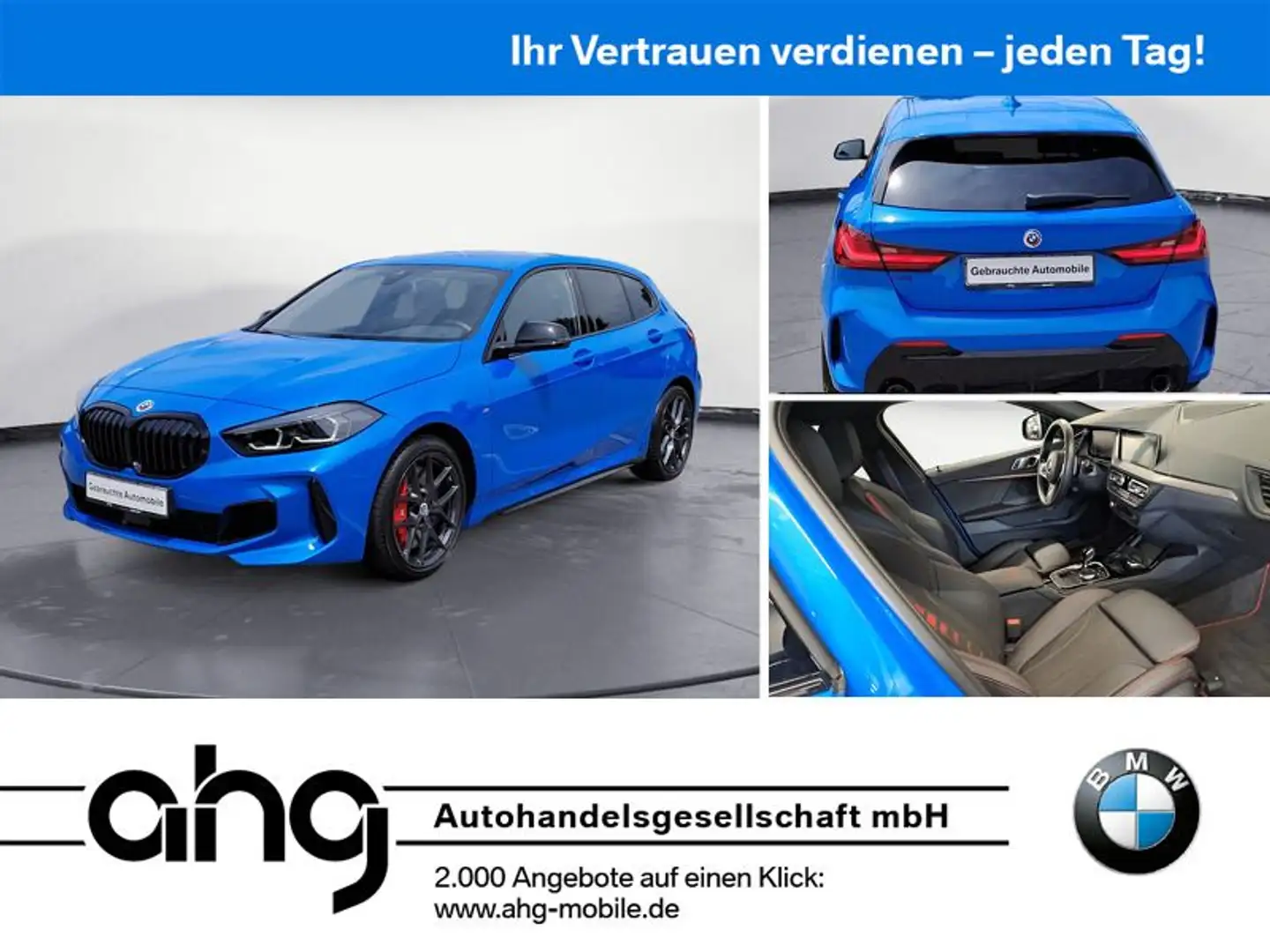 BMW 128 ti Sport Aut. Klimaaut. Komfortzugang PDC Blau - 1