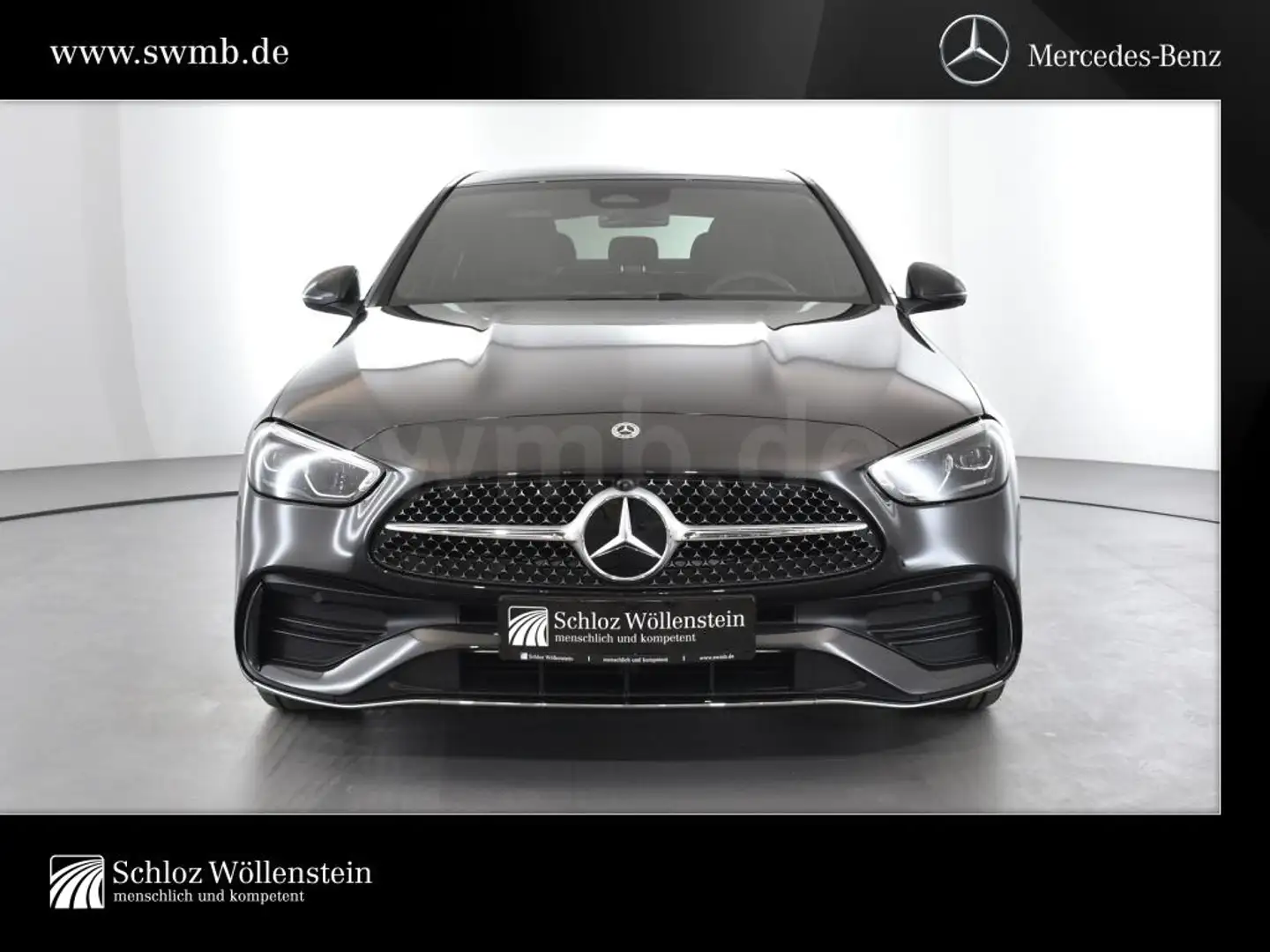 Mercedes-Benz C 180 4,99%/AMG/LED/AHK/DISTRONIC/Memory         /Totwin Grijs - 2