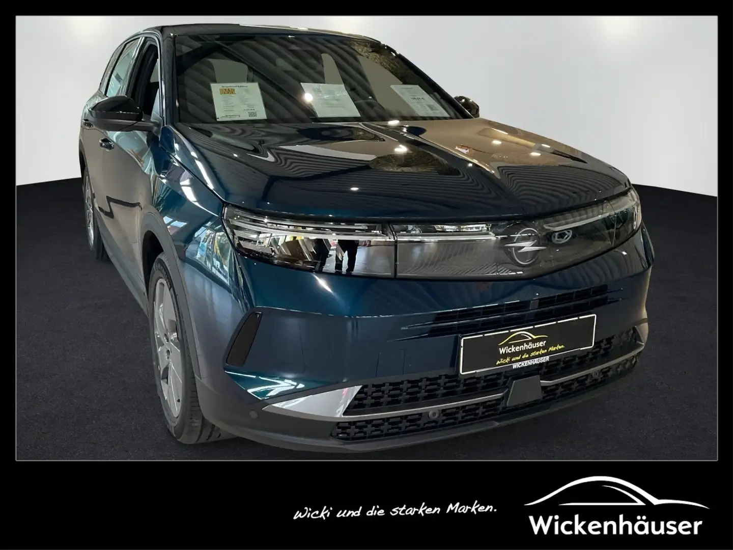 Opel Grandland 100kW 1.2 48V Mild- Edition LED+SHZ Blauw - 1