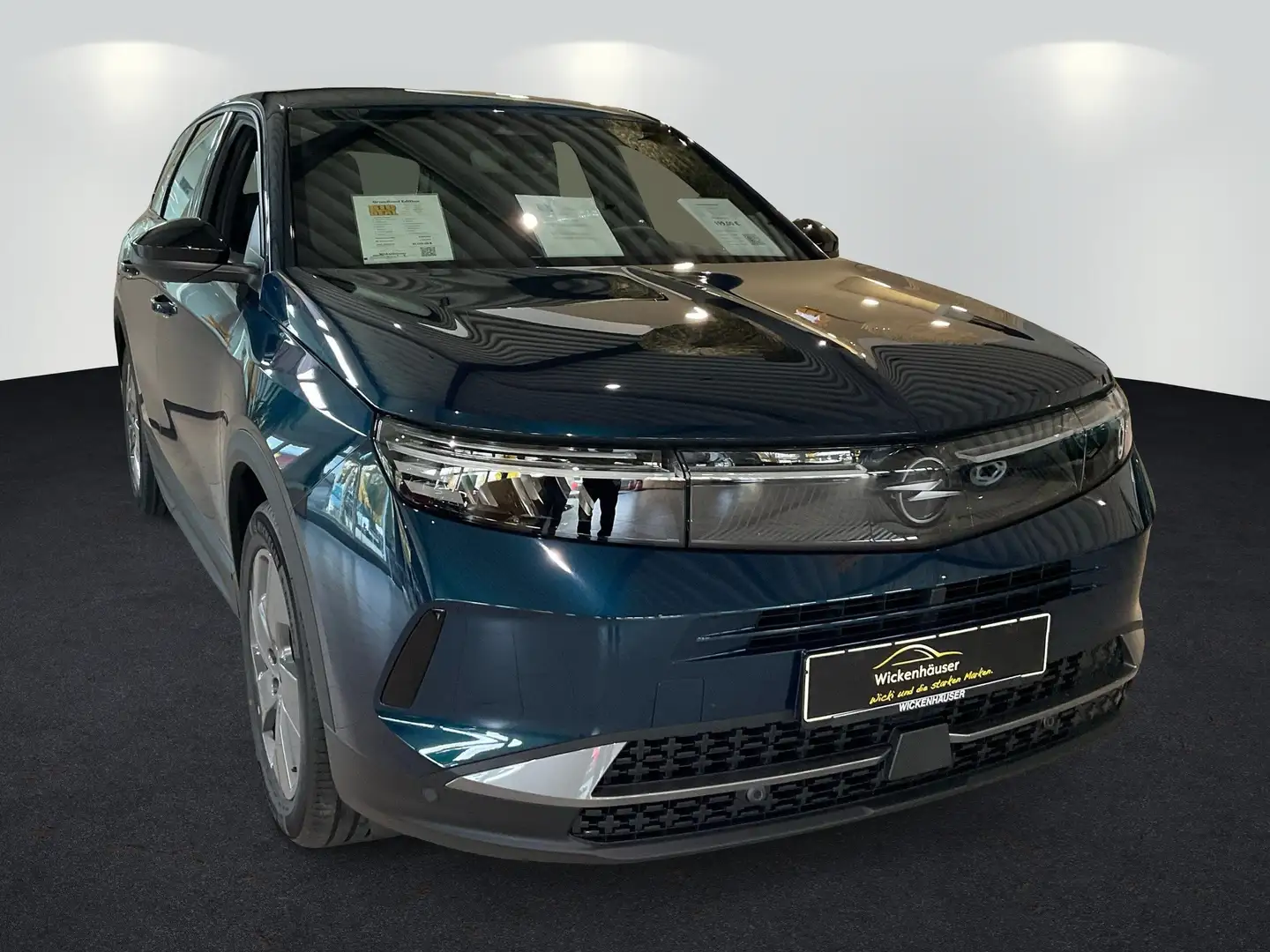 Opel Grandland 100kW 1.2 48V Mild- Edition LED+SHZ Blauw - 2