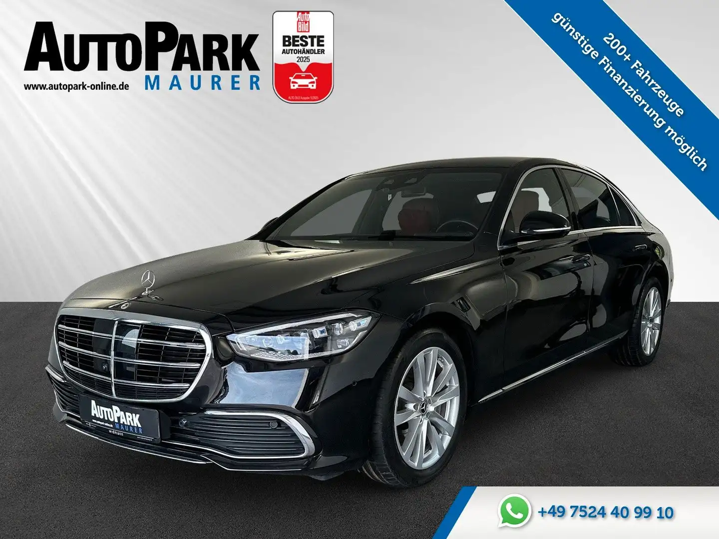 Mercedes-Benz S 400 d 4Matic L Schwarz - 1