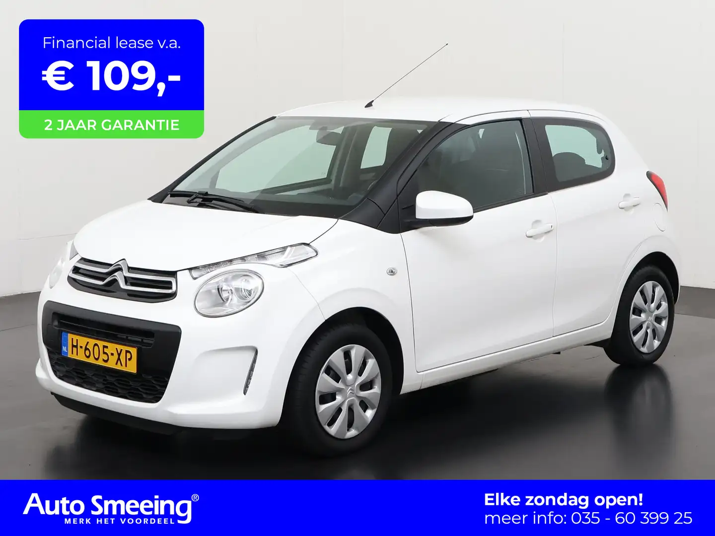 Citroen C1 1.0 VTi Feel | Airco | 12 mnd Garantie | Blanc - 1