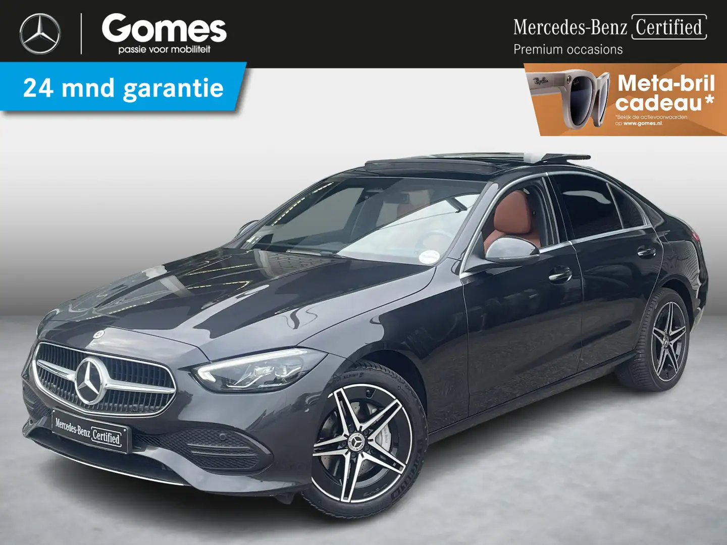 Mercedes-Benz C 300 e Luxury | Panoramadak Gris - 1