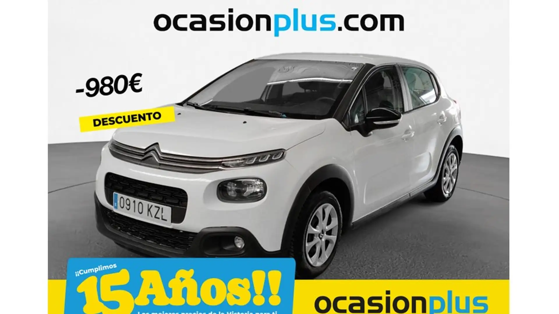 Citroen C3 1.5BlueHDi S&S Feel 100 Blanc - 1