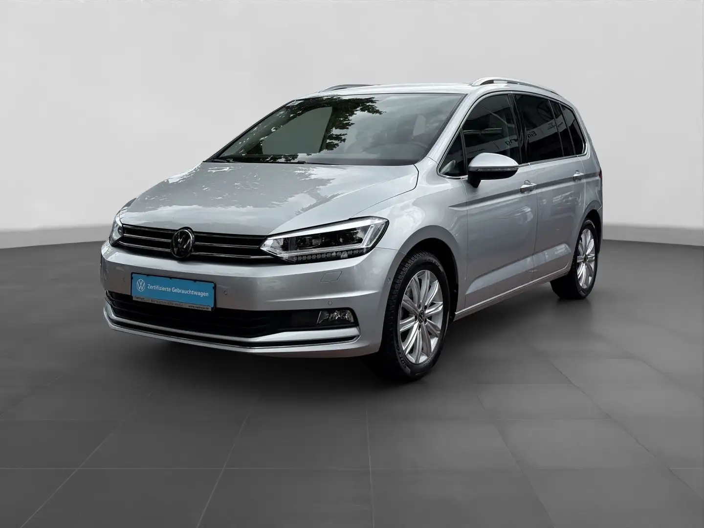 Volkswagen Touran 2.0 TDI DSG HIGHLINE UPE62 7-SITZE AHK ST Plateado - 2