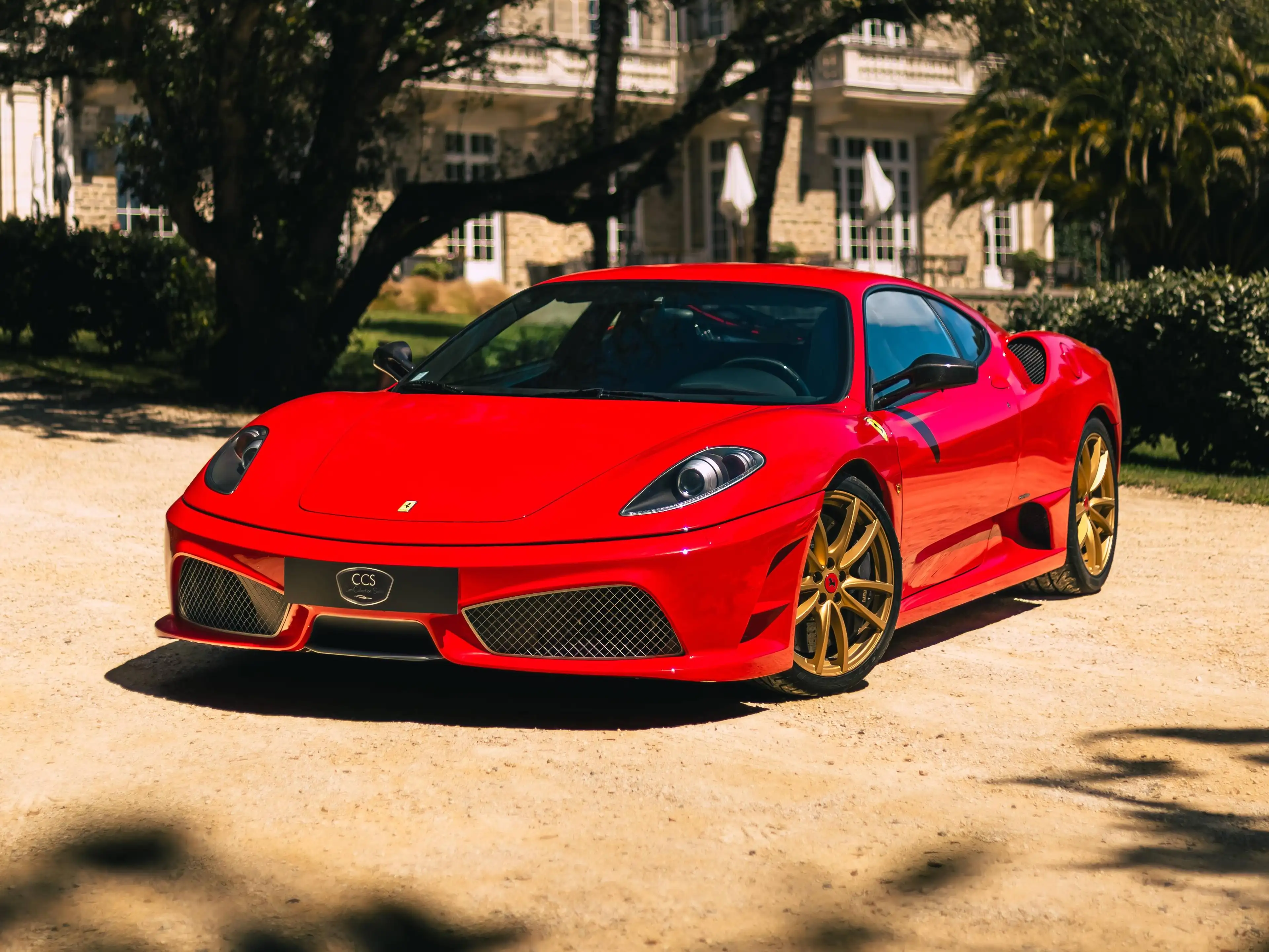 Ferrari 430 Scuderia Rosso Corsa/ Historic complete/ Sport seats/ Carbon pack/ French car