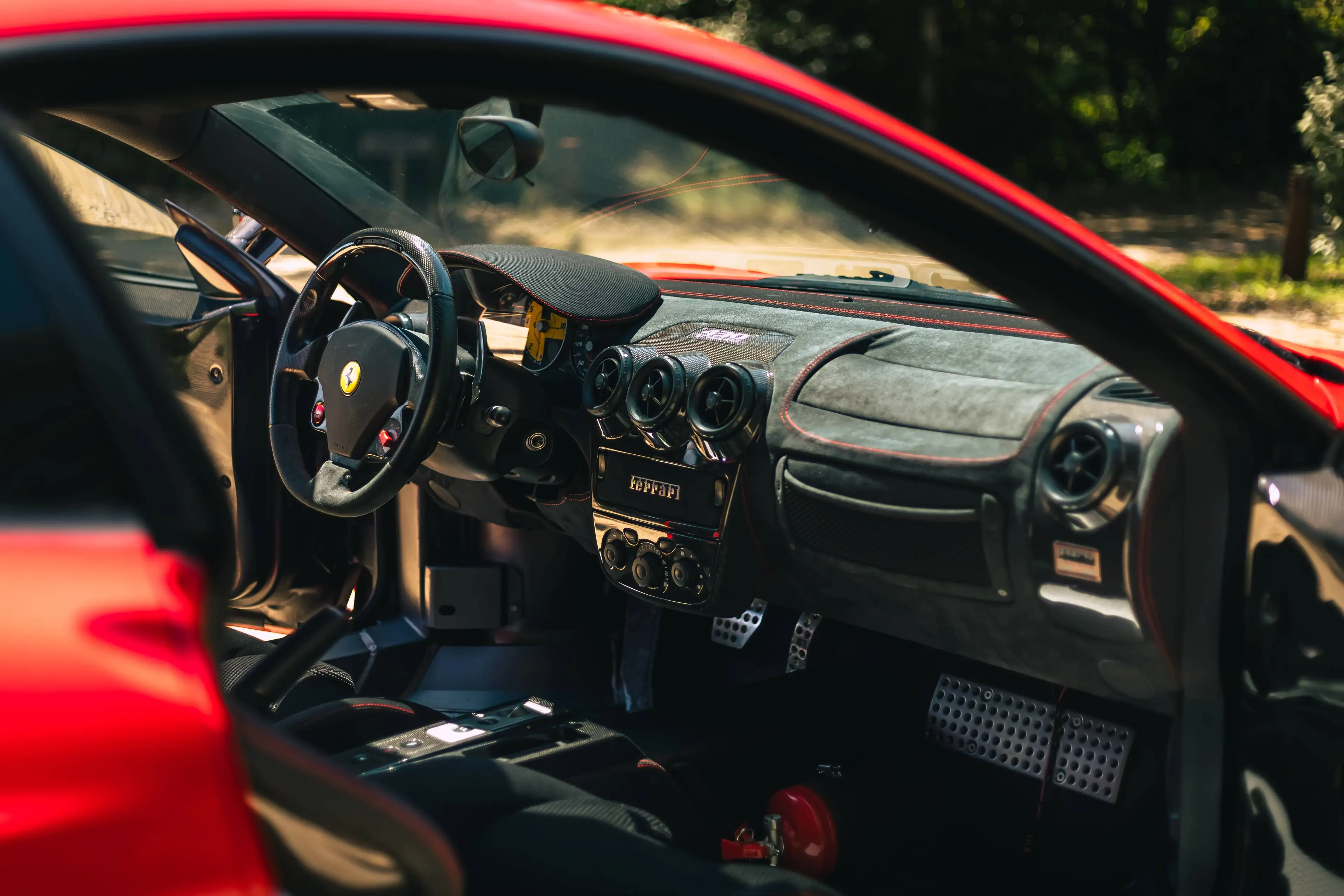 Ferrari 430 Scuderia Rosso Corsa/ Historic complete/ Sport seats/ Carbon pack/ French car — photo 14