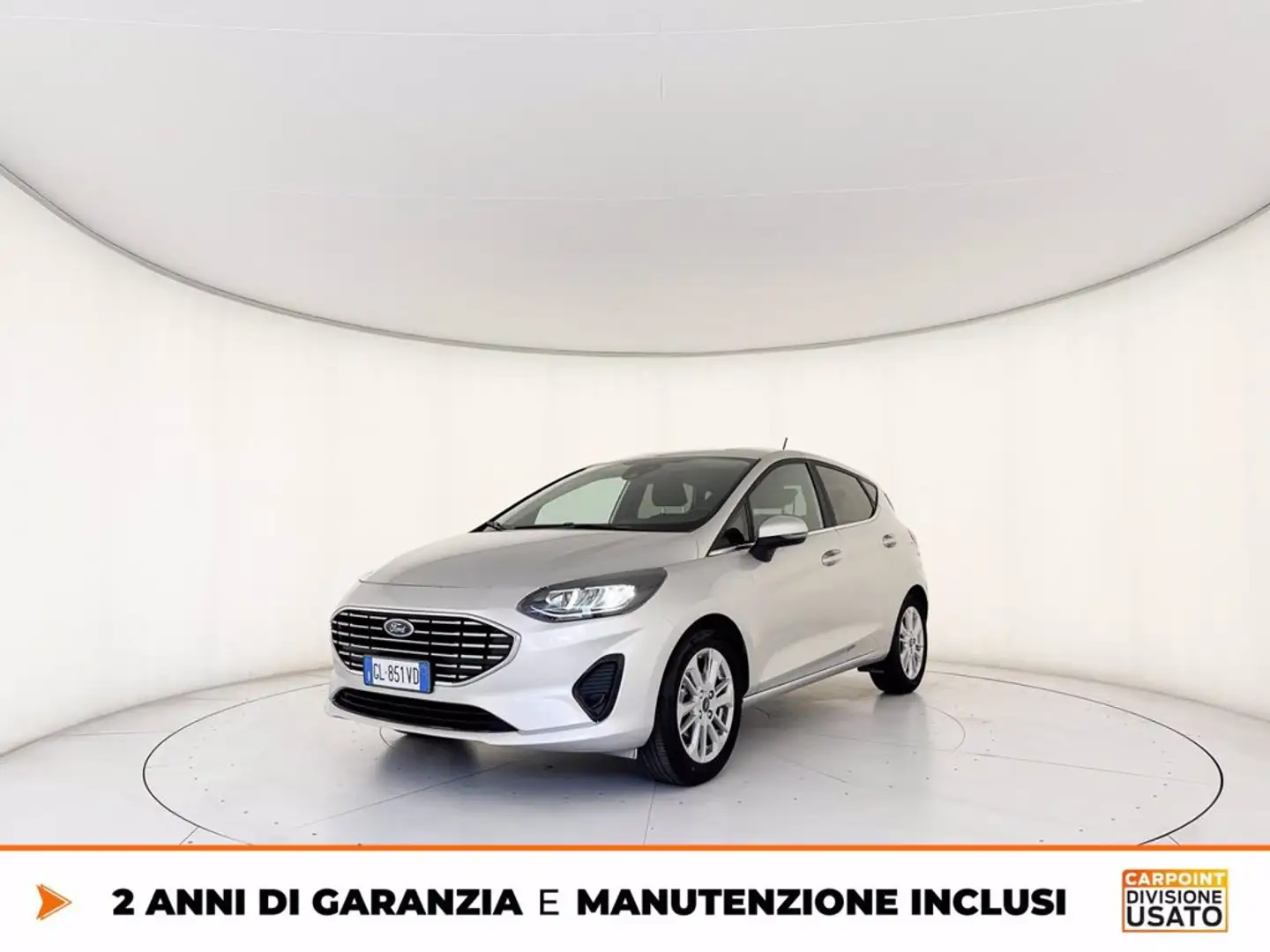 Ford Fiesta 5p 1.1 titanium 75cv Grigio - 1