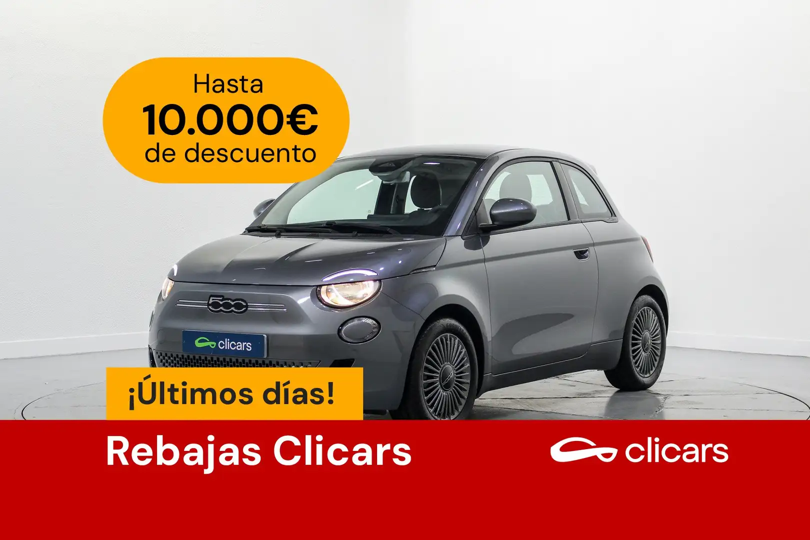 Fiat 500e 87Kw Icon Gris - 1