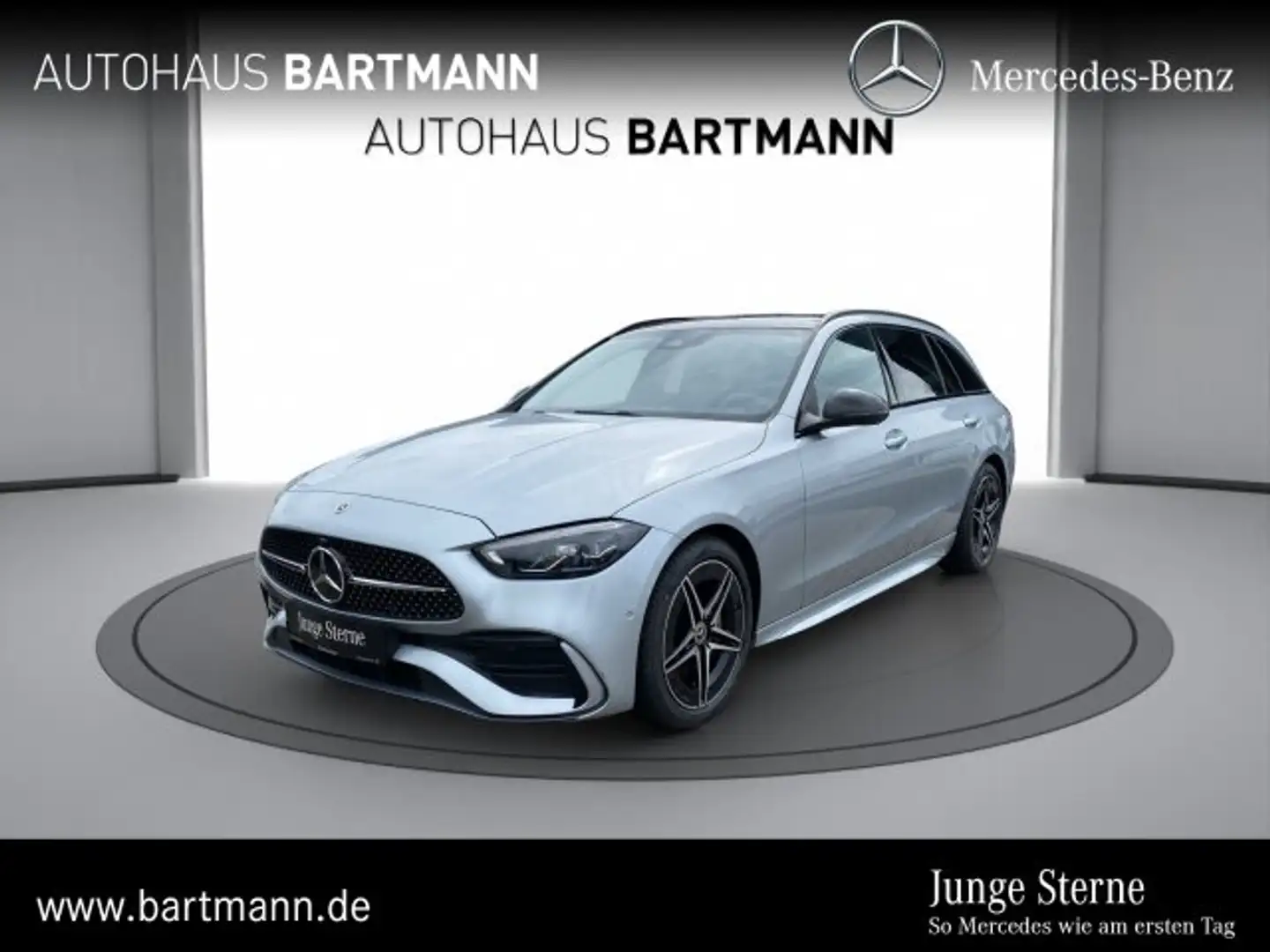Mercedes-Benz C 200 C 200 T AMG+PANO+AHK+SZH+ NIGHT+ADVANCED+KAMERA+ Argent - 1
