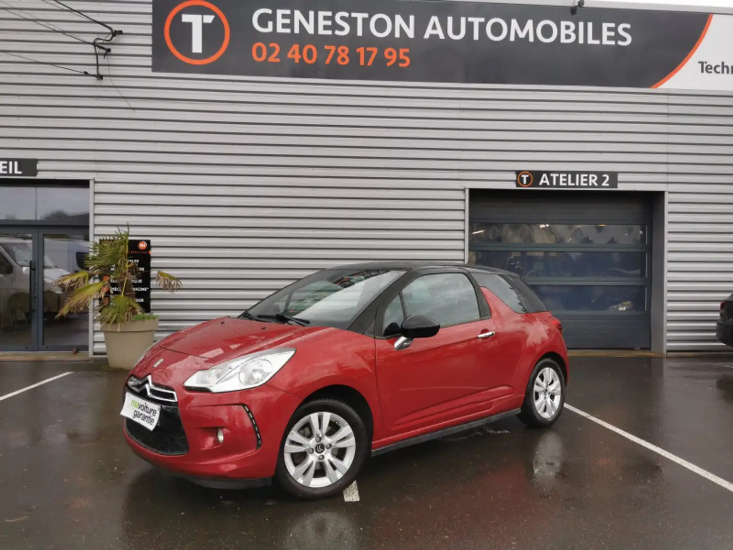 Citroen DS3 1.6 VTI SO CHIC Rouge - 1