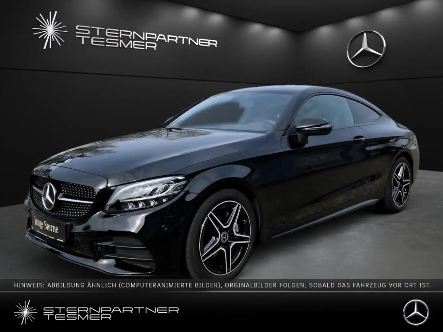 Mercedes-Benz C 180 AMG+NIGHT+LED+KAMERA+AHK+AUDIO20 Zwart - 1
