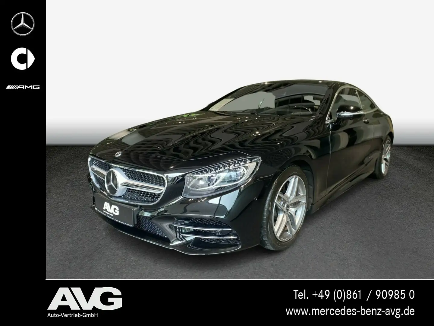Mercedes-Benz S 560 S 560 4M Coupé AMG Pano Burm Sitzklima Distr 360 Negru - 1