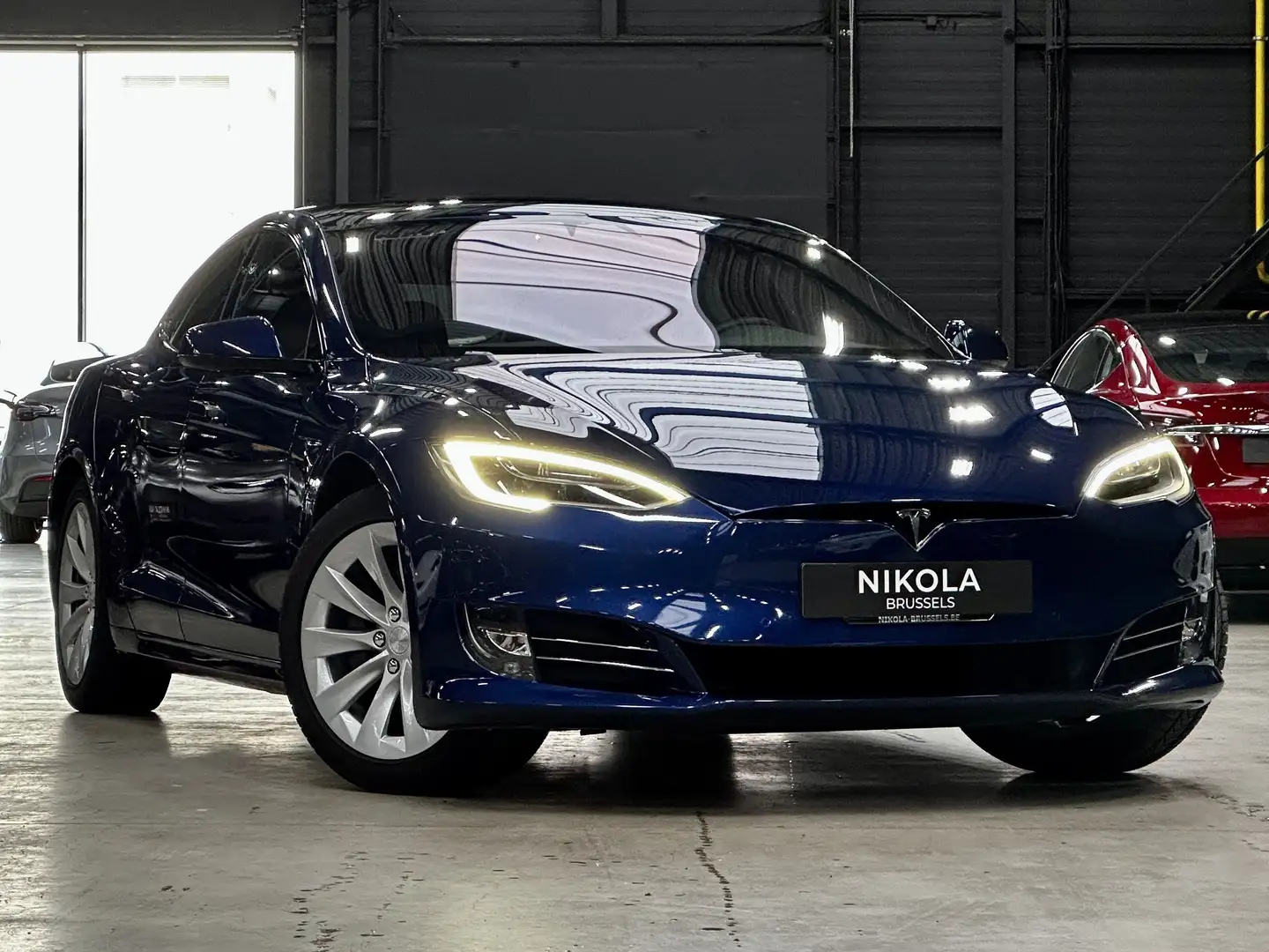 Tesla Model S Long range RAVEN + CCS + CHROME DELETE Blau - 1