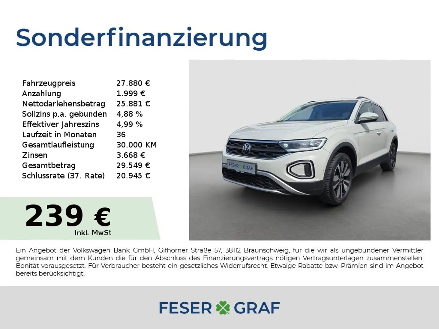 Volkswagen T-Roc MOVE 1.5TSI 110kW DSG Kamera AHK Grau - 1