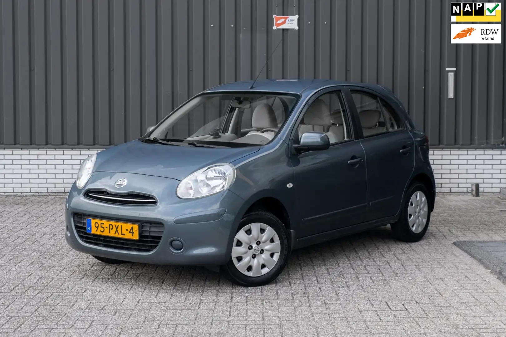 Nissan Micra 1.2 Acenta*Airco*Volledig Onderhouden* Grijs - 1