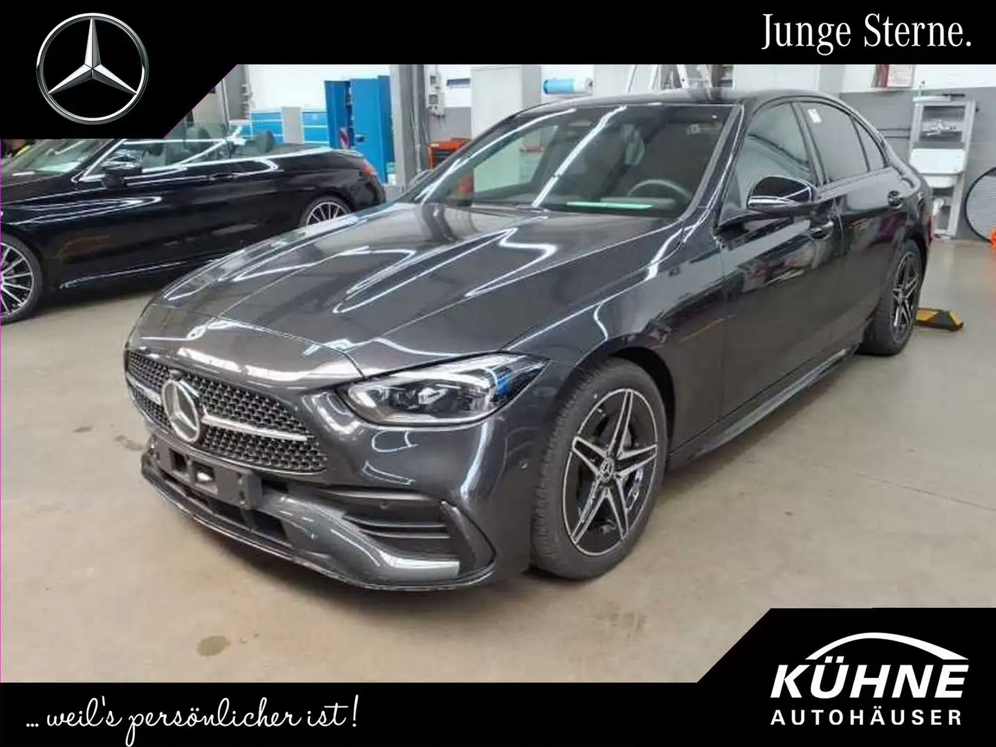 Mercedes-Benz C 200 AMG Advanced Plus Night Digital+Pano+360 ! Grau - 1