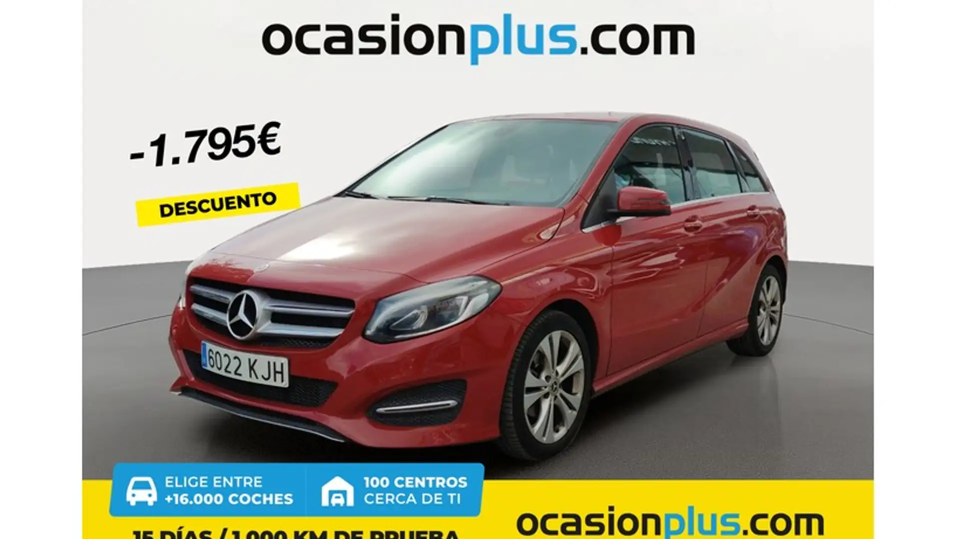 Mercedes-Benz B 180 180d 7G-DCT Rojo - 1
