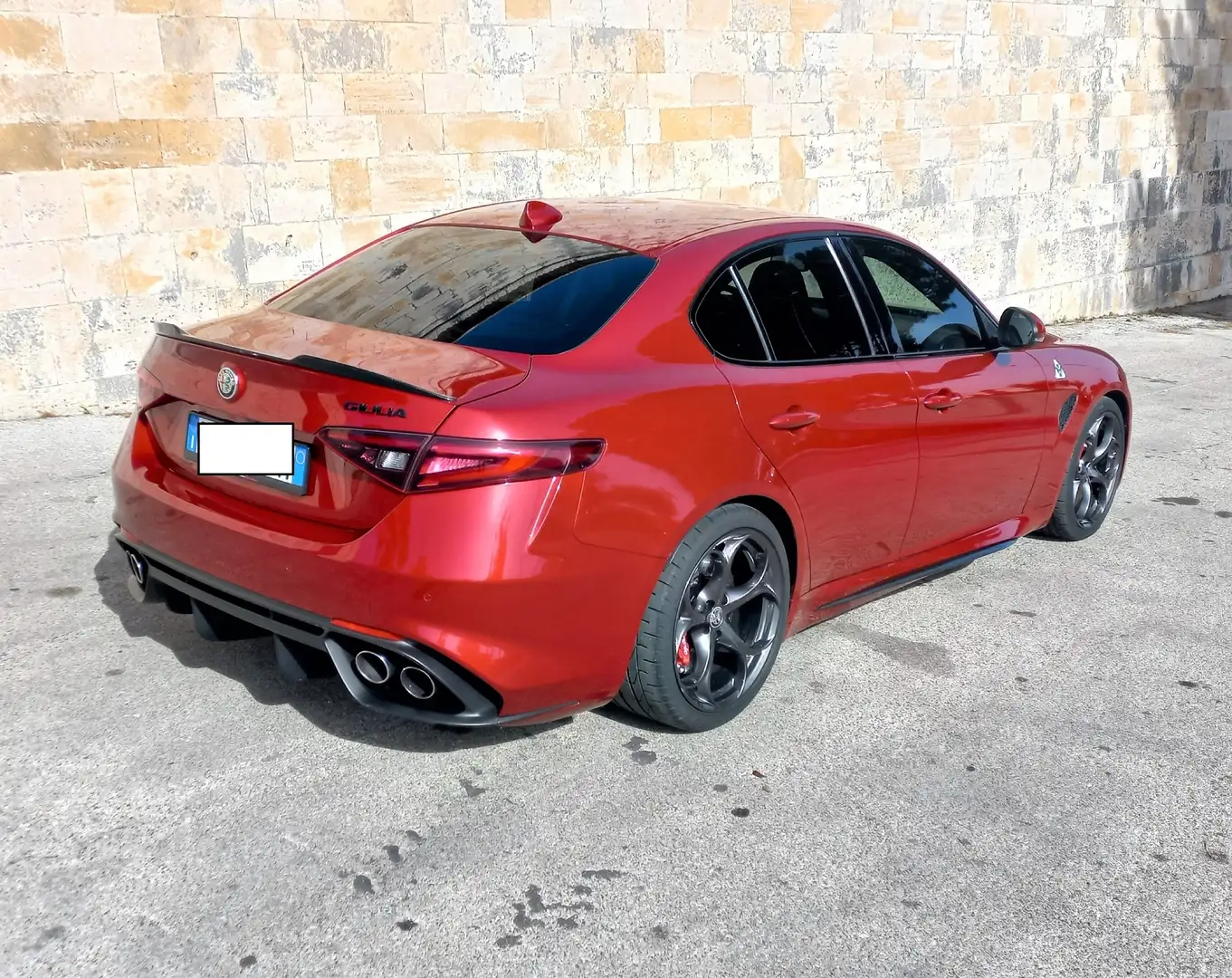 Alfa Romeo Giulia Giulia 2.9 t V6 Quadrifoglio 510cv Rosso - 1