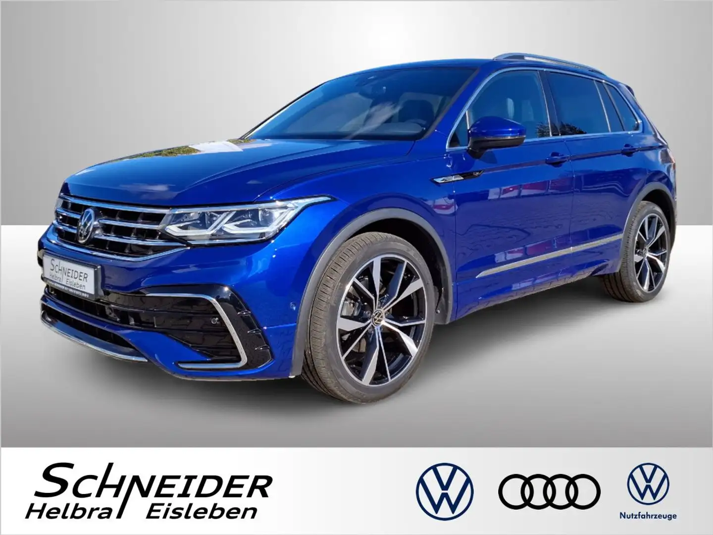 Volkswagen Tiguan 2.0 TDI DSG R-LINE CAM+IQ.LIGHT+AZV+NAVI Bleu - 1