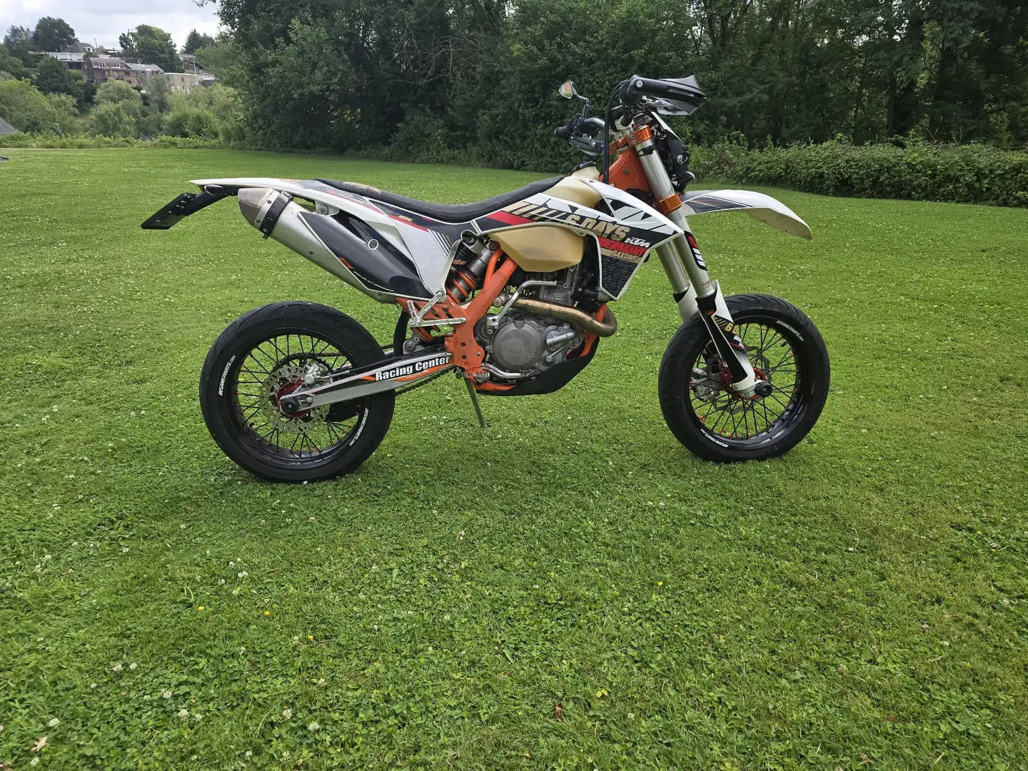 KTM 500 EXC Six Days, Insane parts, kit plastic, roues enduro, Orange - 1