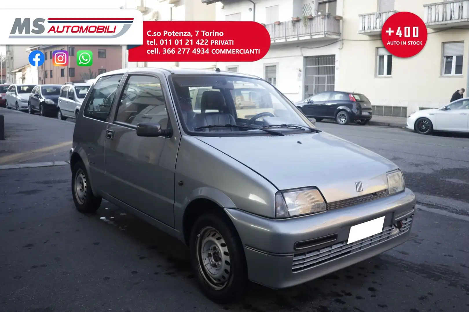 Fiat Cinquecento FIAT Cinquecento 1.1i cat Sporting 40KW ANNO 1996 Grau - 1