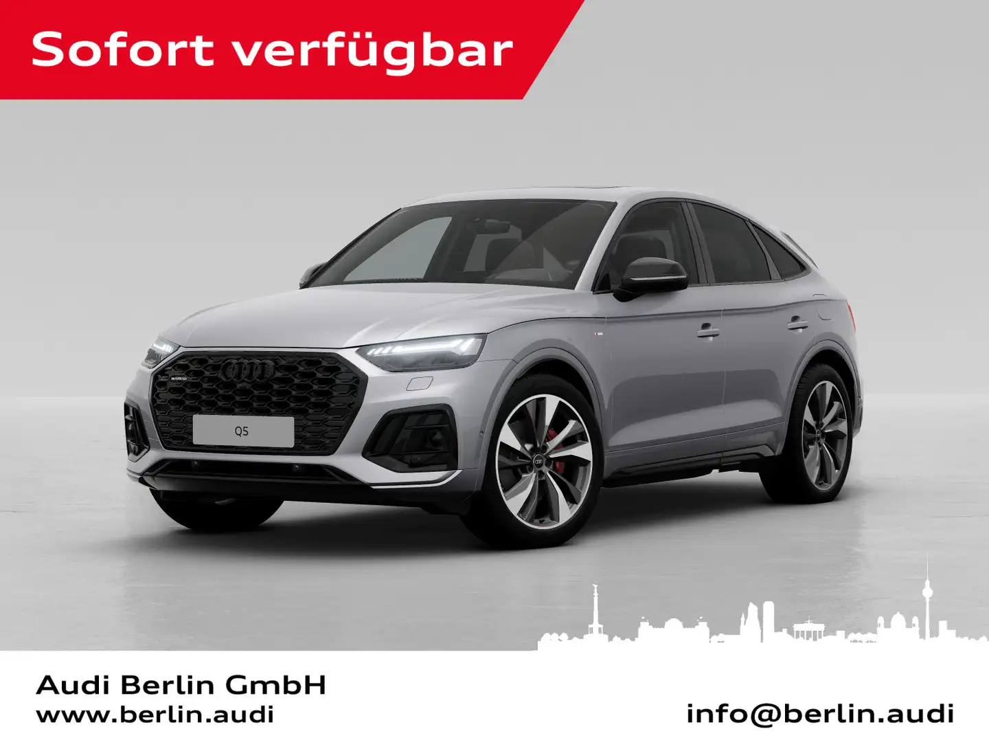 Audi Q5 S line 50 TFSI e quattro S tronic Silber - 1