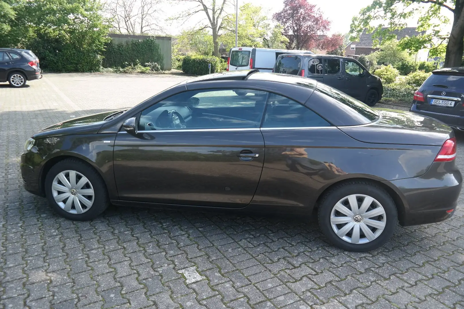 Volkswagen Eos Eos 2.0 TDI Cup DPF BMT Kamera Navi Alu Xenon AHK Marrón - 2