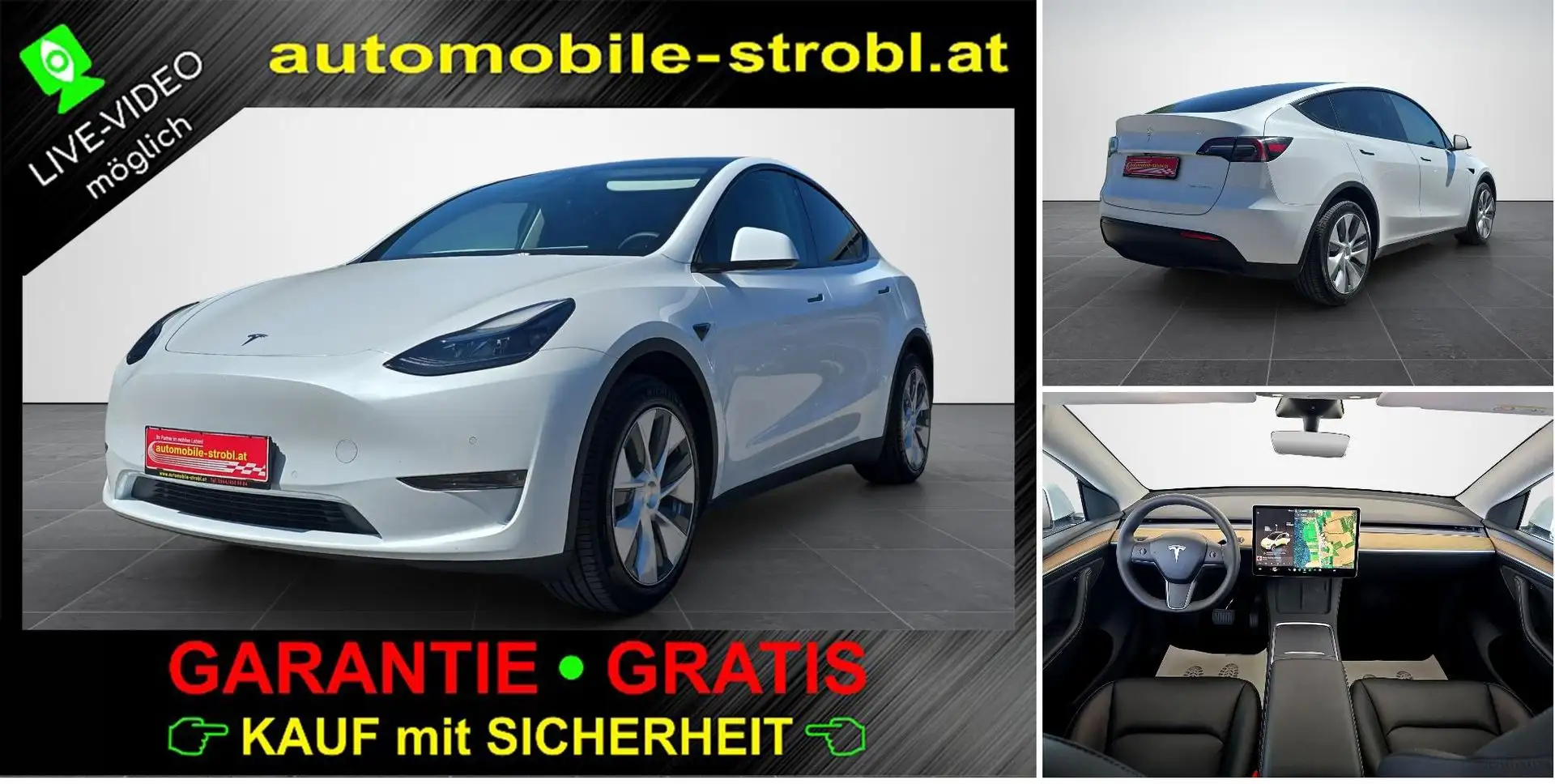 Tesla Model Y Max. Reichw. AWD Auto.P WERKSGARANTIE Blanc - 1