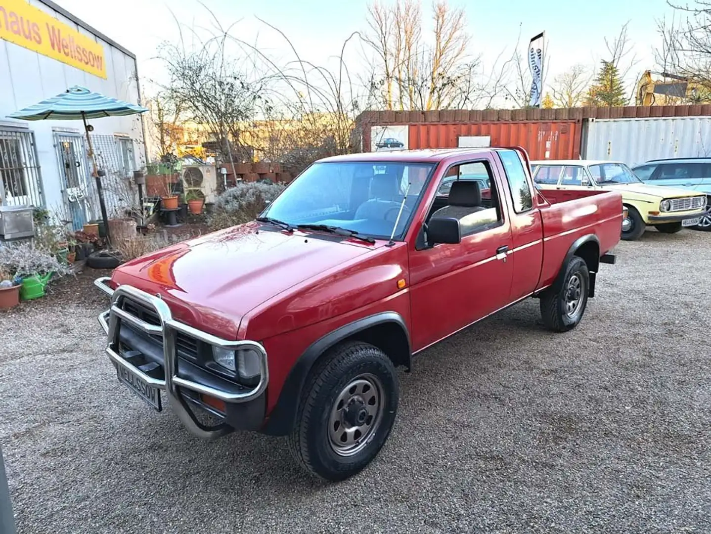Nissan Pick Up 4WD King Cab TÜV NEU + Gerwährleistung !! Roşu - 2