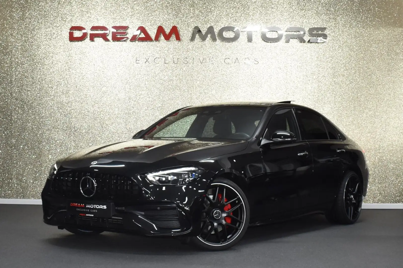 Mercedes-Benz C 300 e AMG 313pk | C63 AMG | MEMORY | HEAD-UP Zwart - 1