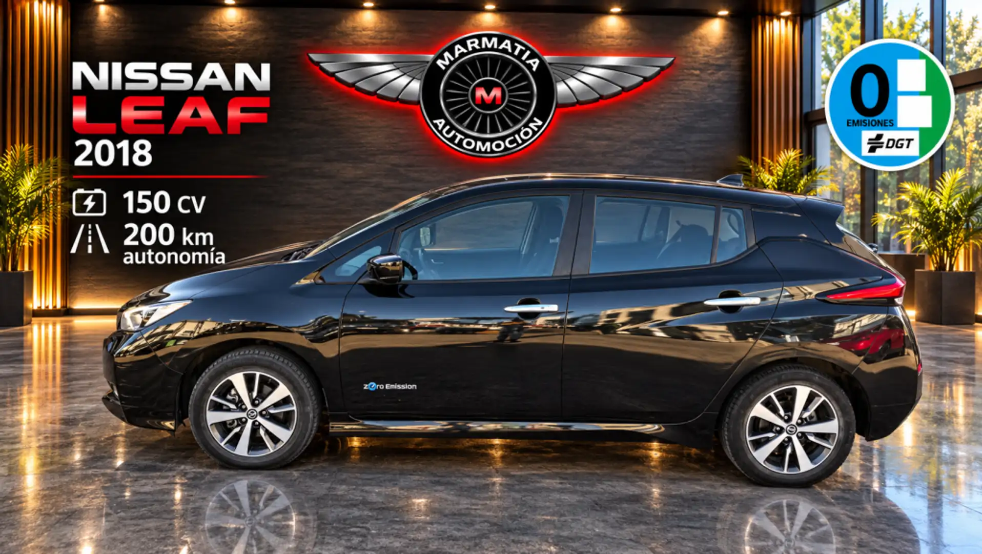 Nissan Leaf 40 kWh Acenta Negro - 2