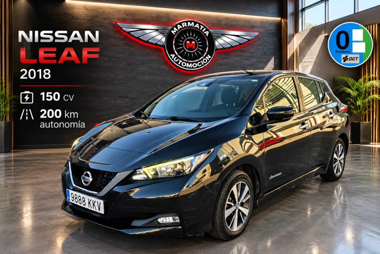 Nissan Leaf 40 kWh Acenta Negro - 1