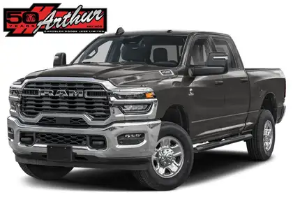 Gray 2025 RAM 2500 Pickup Truck Four-Wheel Drive 8-Speed Automatic