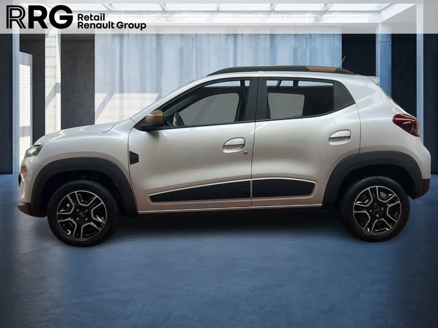 Dacia Spring 65 CCS Stecker Rückfahrkamera PDC KLIMA ABS ESP ZV Silber - 2