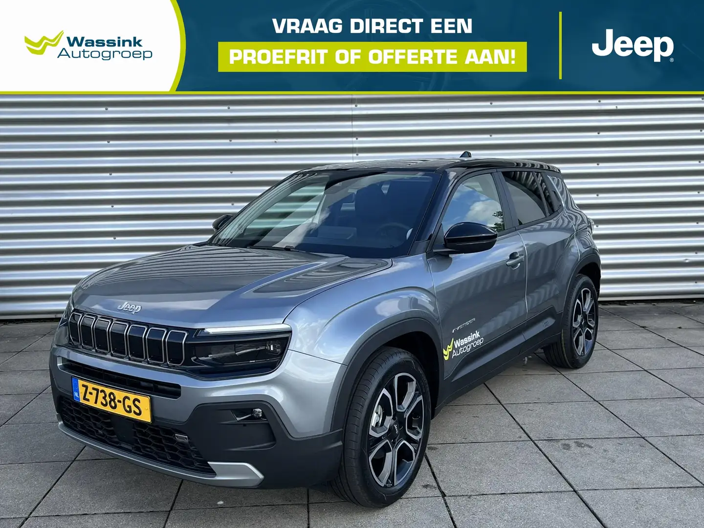 Jeep Avenger 1.2 Turbo 100pk Altitude | Navigatie | Adaptive Cr Grigio - 1