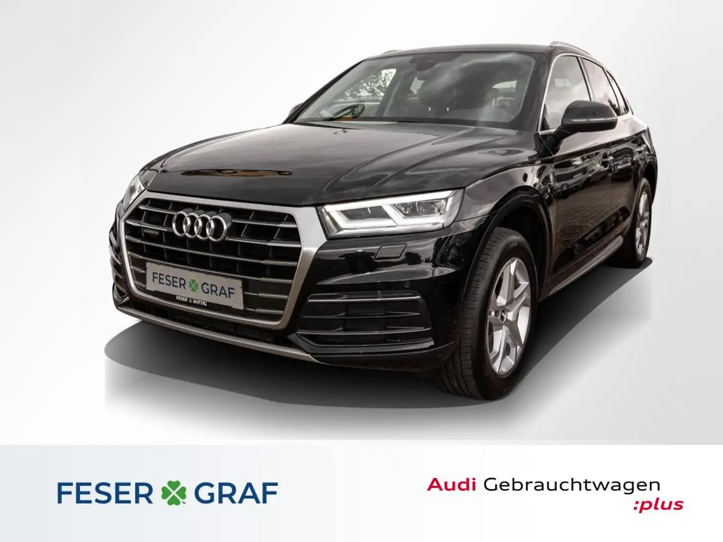 Audi Q5 2.0 TFSI design qu.S-tronic/LED/AZV/Navi/Kamera Zwart - 1