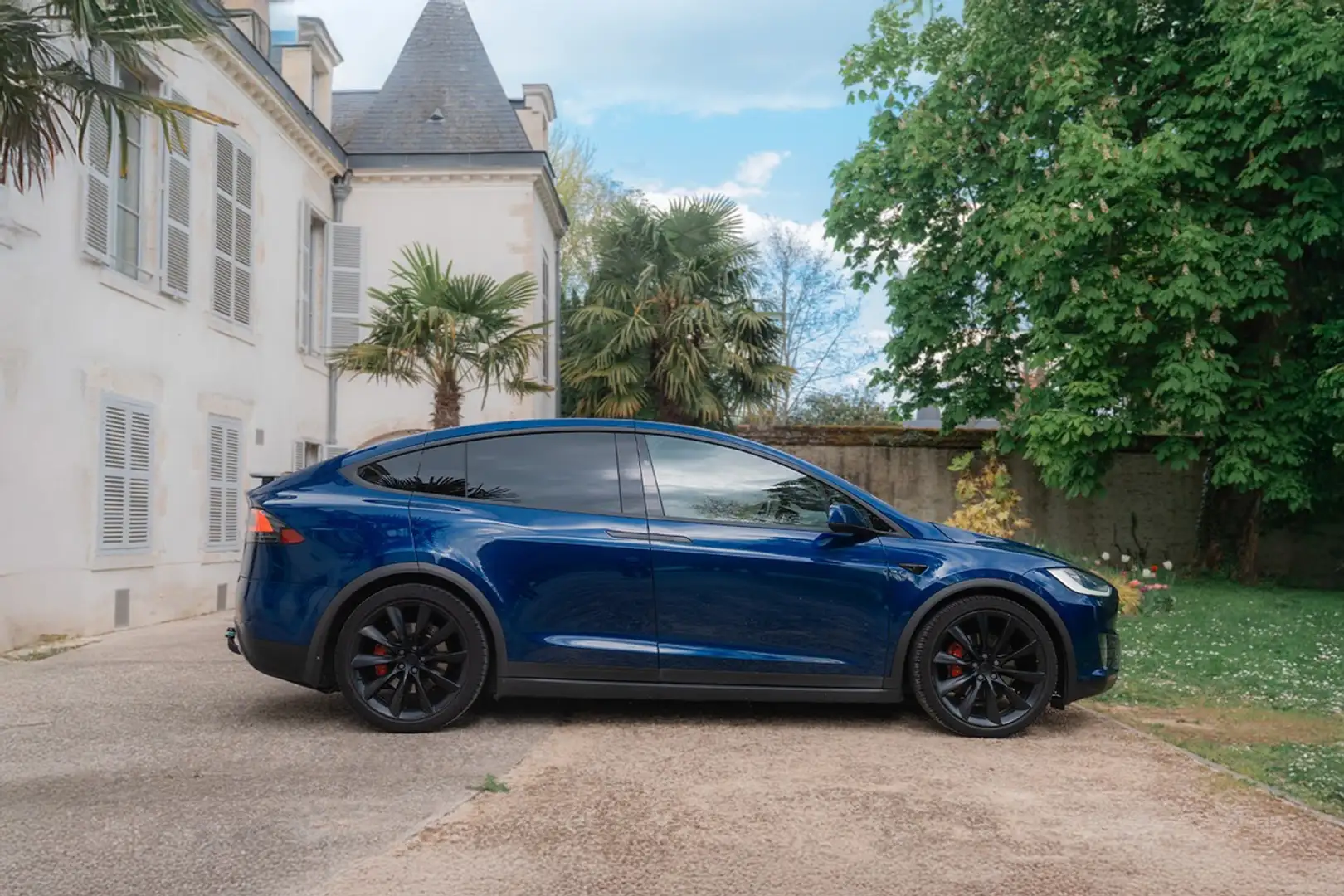 Tesla Model X P100D PERFORMANCE LUDICROUS 772 ch Bleu - 2