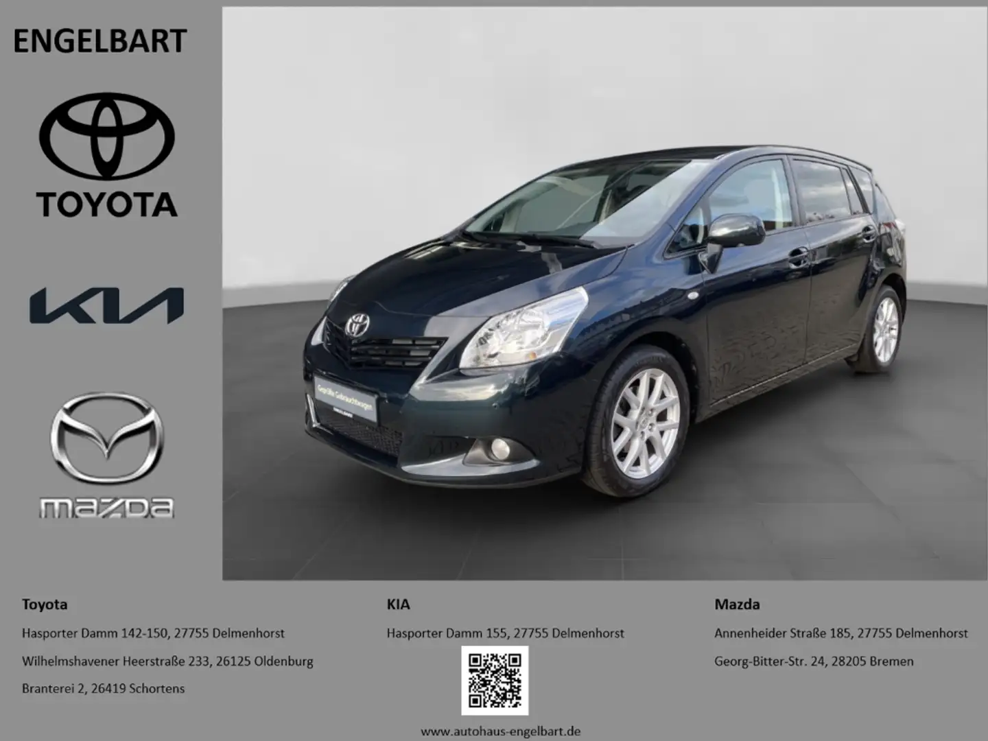 Toyota Verso 1.6 Travel NAVI Rückfahrkamera Schwarz - 1