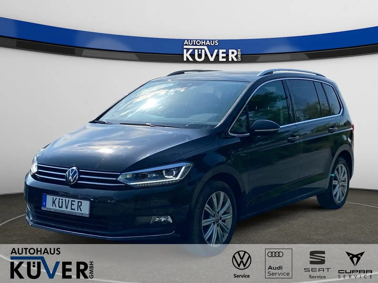 Volkswagen Touran Highline 1.5 TSI Navi+ACC+AHK+Shzg.+LED Schwarz - 1
