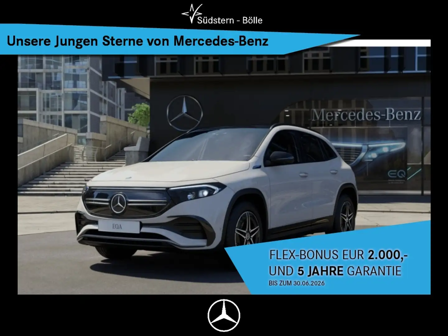 Mercedes-Benz EQA 250 AMG+DISTRONIC+360°KAM+NIGHTP.+PANO-DACH Blanc - 1