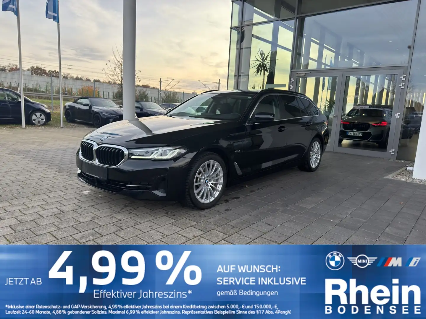 BMW 530 e xDrive Touring AHK ACC AdLED DrivingAssist. Schwarz - 1
