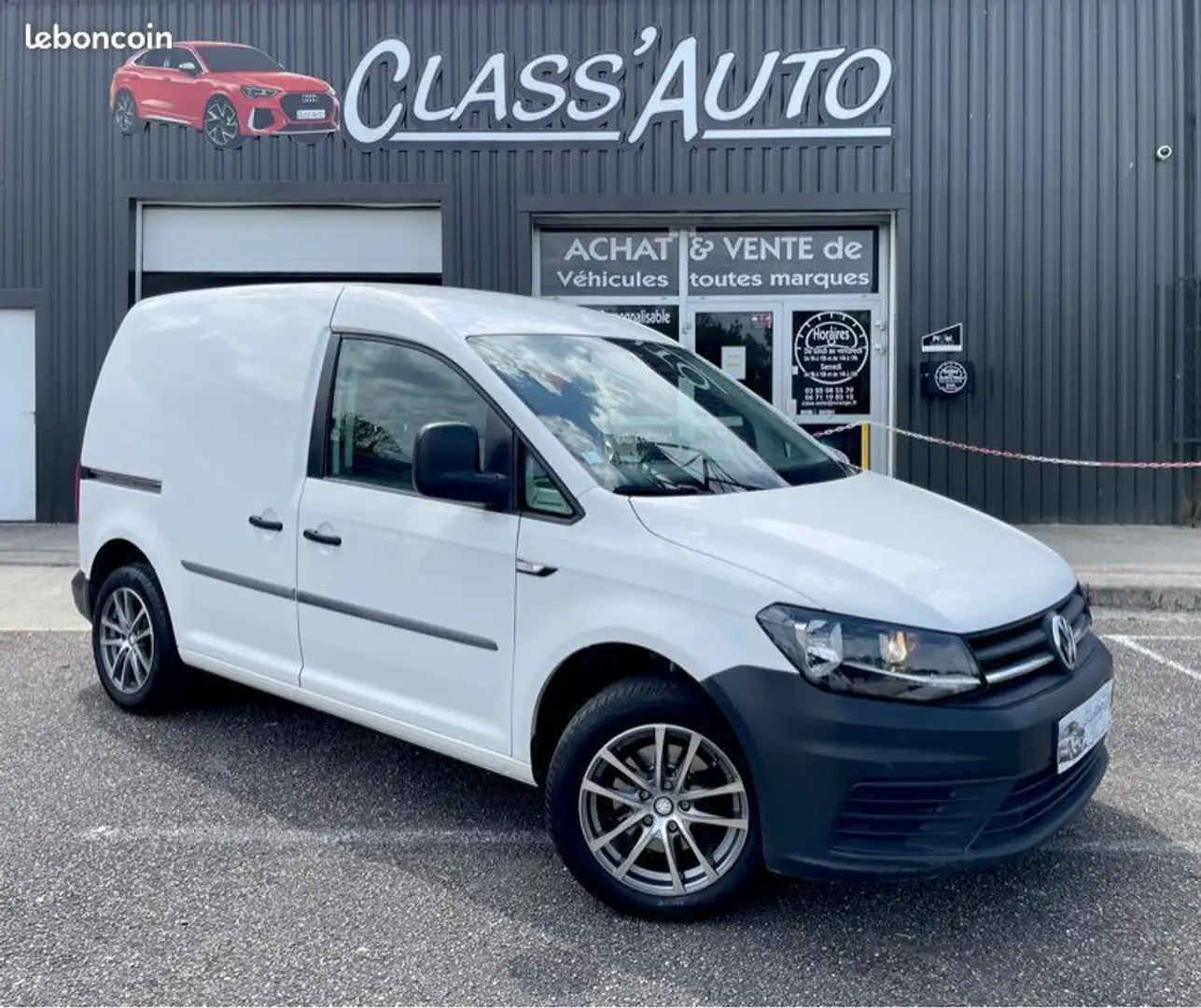 Volkswagen Caddy IV 2.0 Tdi 75 CV BUSINESS Line BVM-5 TBE Blanc - 1