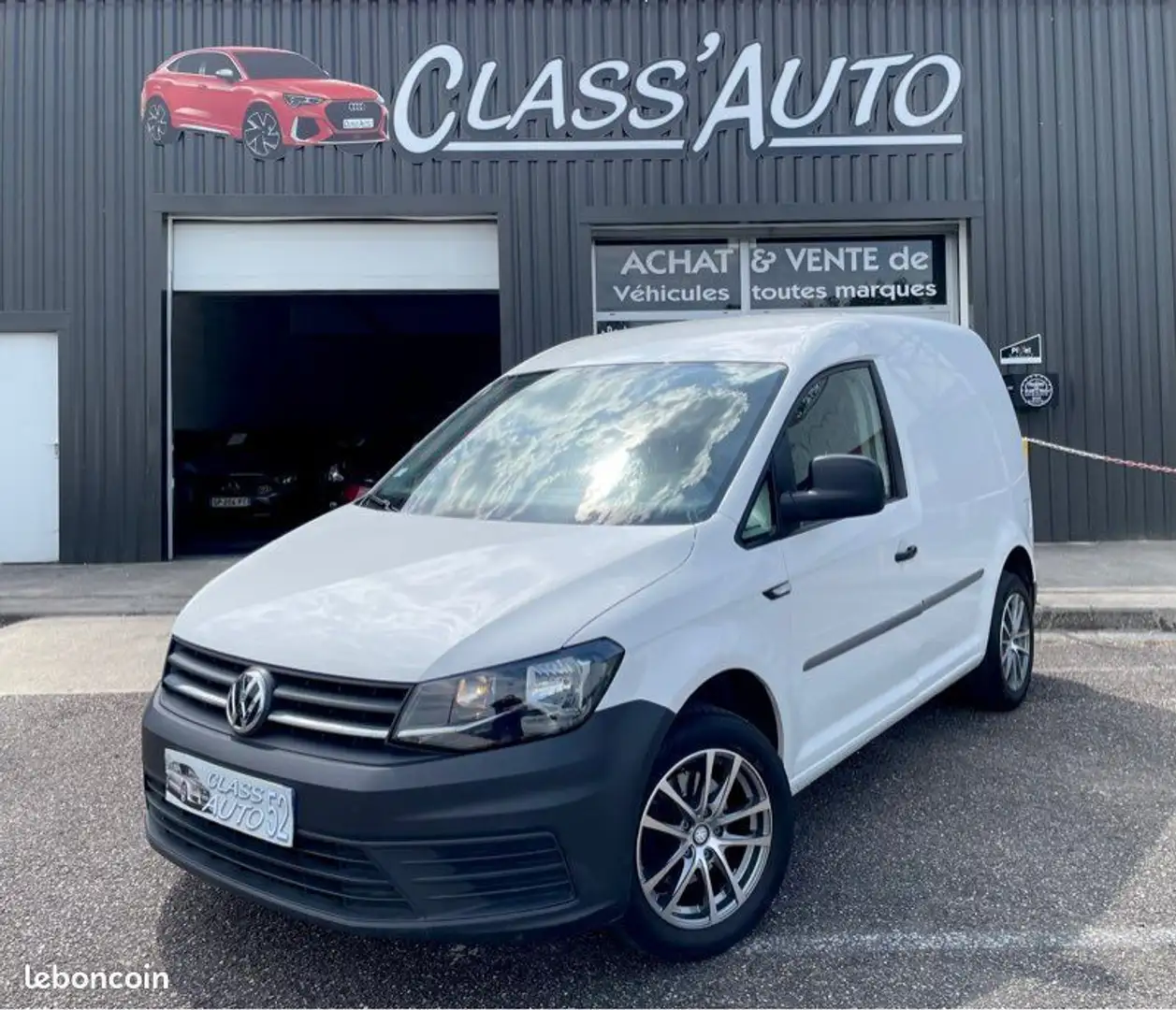 Volkswagen Caddy IV 2.0 Tdi 75 CV BUSINESS Line BVM-5 TBE Blanc - 2